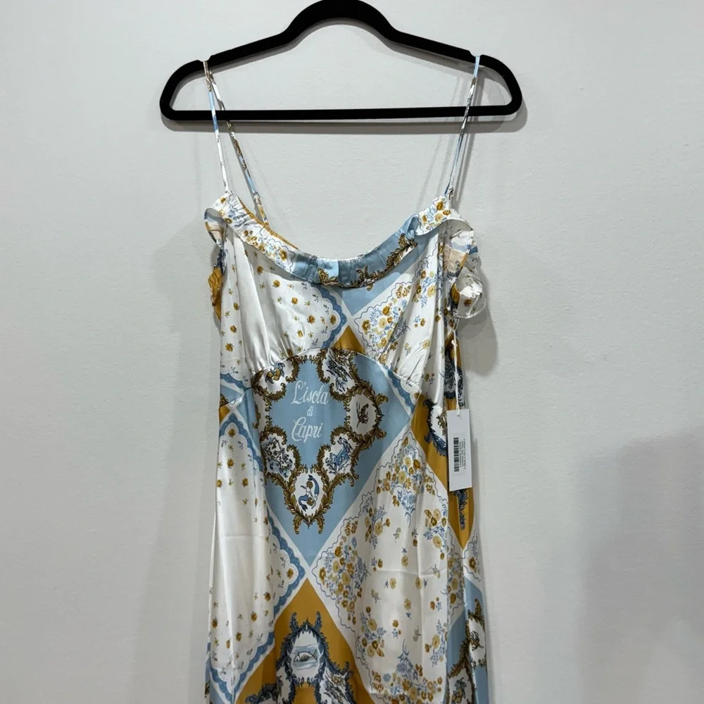 NWT Reformation Aribella Silk Dress🔥 - Picture 6 of 8
